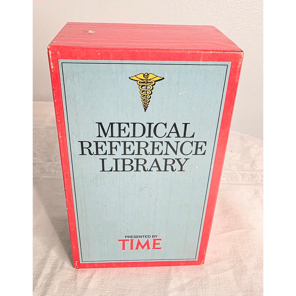 Vintage Time Magazine Medical Reference Library 4 Book Set in Open Case 1983